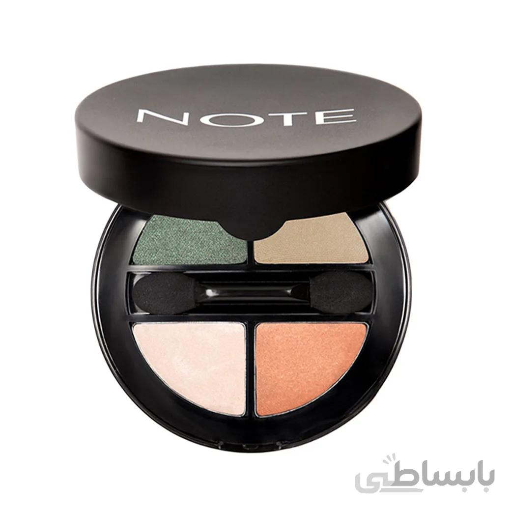 سایه چشم چهار رنگ نوت مدل لومینوس شماره 05 ا Note Eyeshadow 4Color Luminous No05