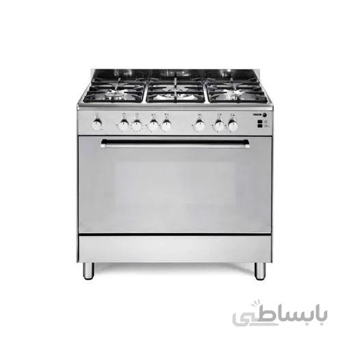 اجاق گاز 5شعله برند فاگور جنس استیل وزن 70کیلو مدل SCF1094X کد SPQ-20