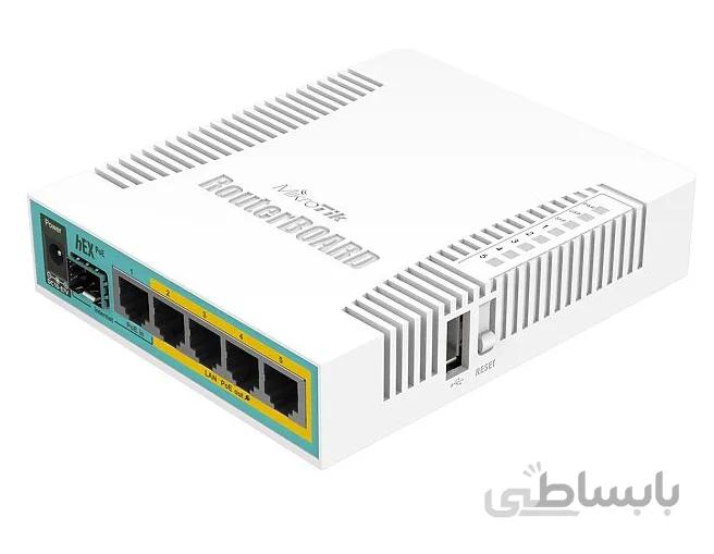 روتر میکروتیک مدل HEX POE _ RB960PGS ا Routeur Mikrotik HEX POE RB960PGS