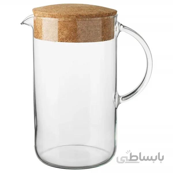 پارچ ایکیا با درب چوب پنبه ای CORK