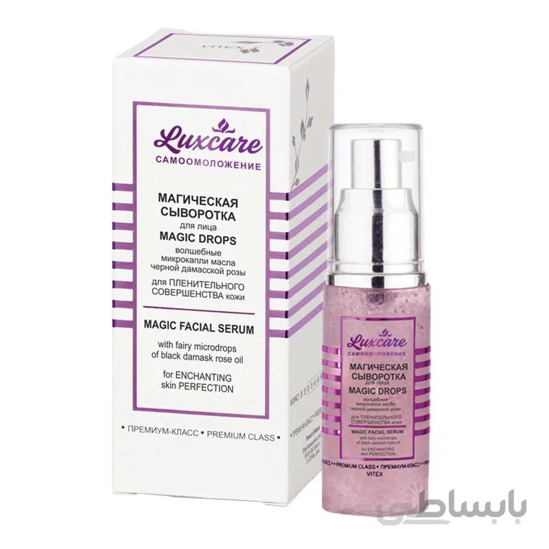سرم صورت جادویی لوکس کر حاوی روغن گل رز سیاه داماسک 30ml