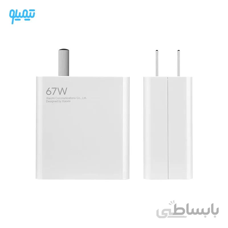 شارژر اورجینال 67 وات فست شارژ شیائومی مدل Mi MDY-12-ES به همراه کابل