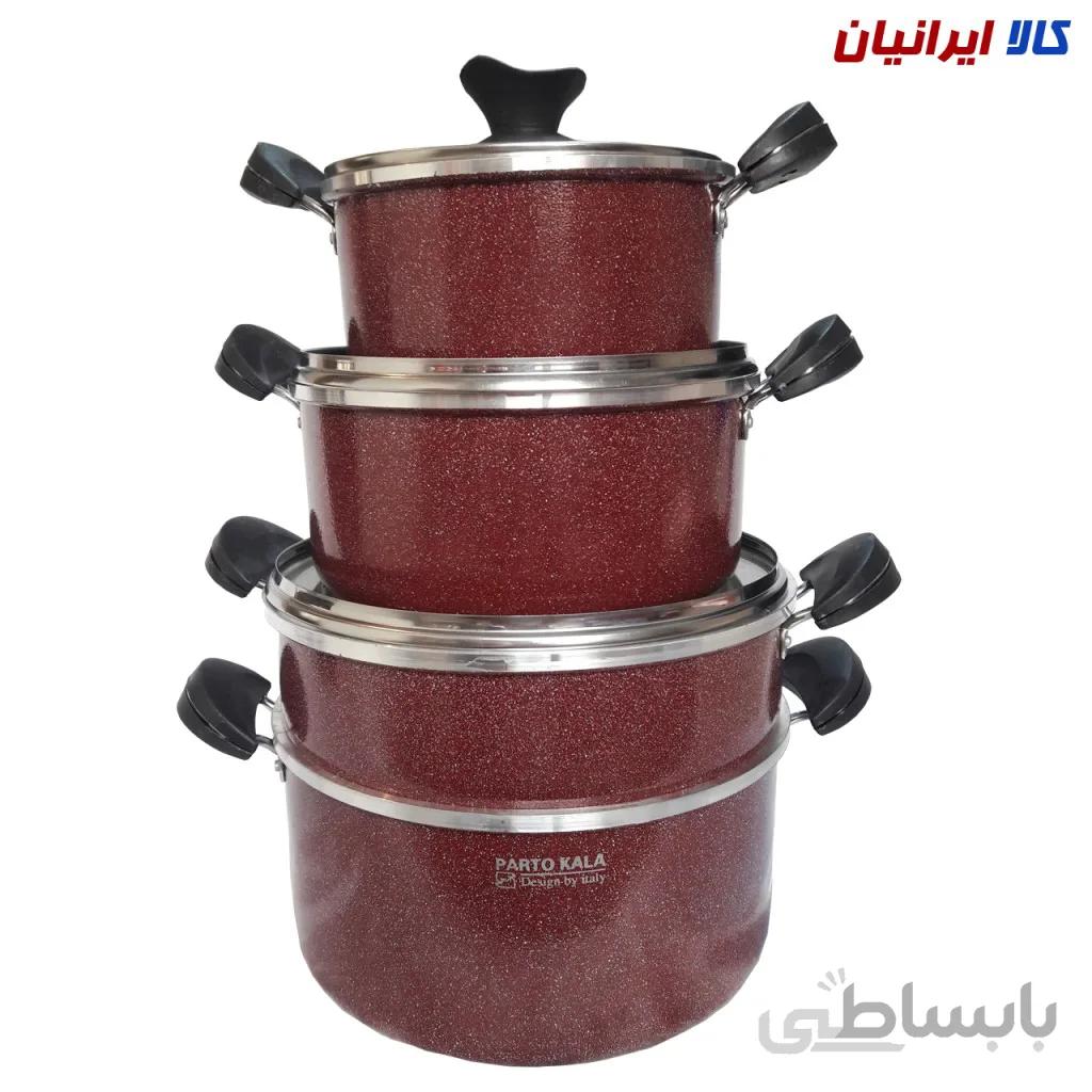 سرویس قابلمه گرانیت 7 پارچه پرهون