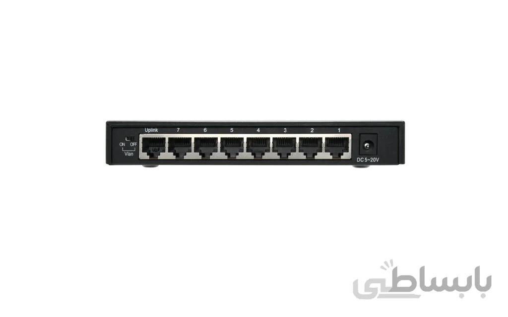 سوئیچ 8 پورت گیگابیت مارلیک تک MARLIK TECH TXE099 ا 8 Gigabit Marlik TECH Switch MARLIK TECH TXE099