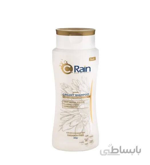 شامپو مو سی رین مدل Creamy حجم 400 میلی لیتر ا CRain Creamy Hair Shampoo 400ml