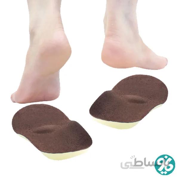 کفی طبی لترال وج با قوس طولی طب و صنعت20700 ا 20700 lateral wedge insole with foot arch support tebosanat