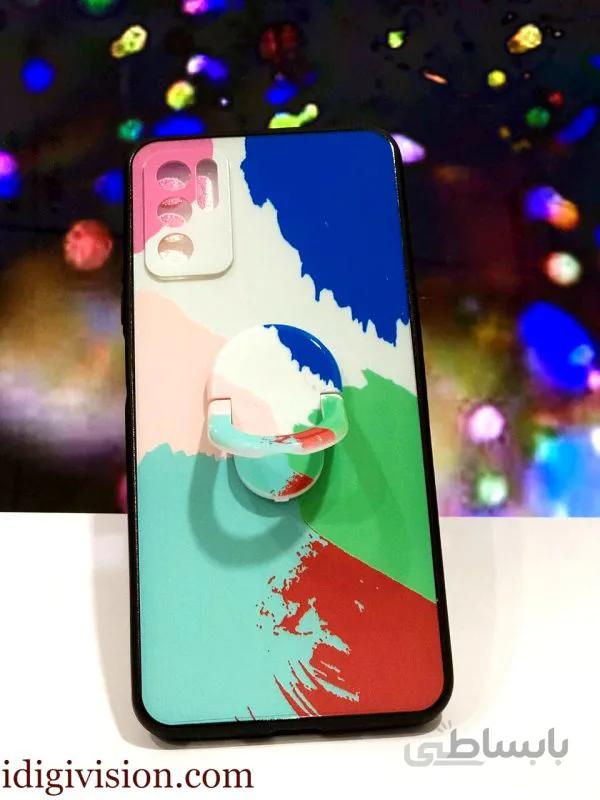 قاب موبایل و کاور گوشی poco m3 pro بوم نقاشی به همراه هلدر