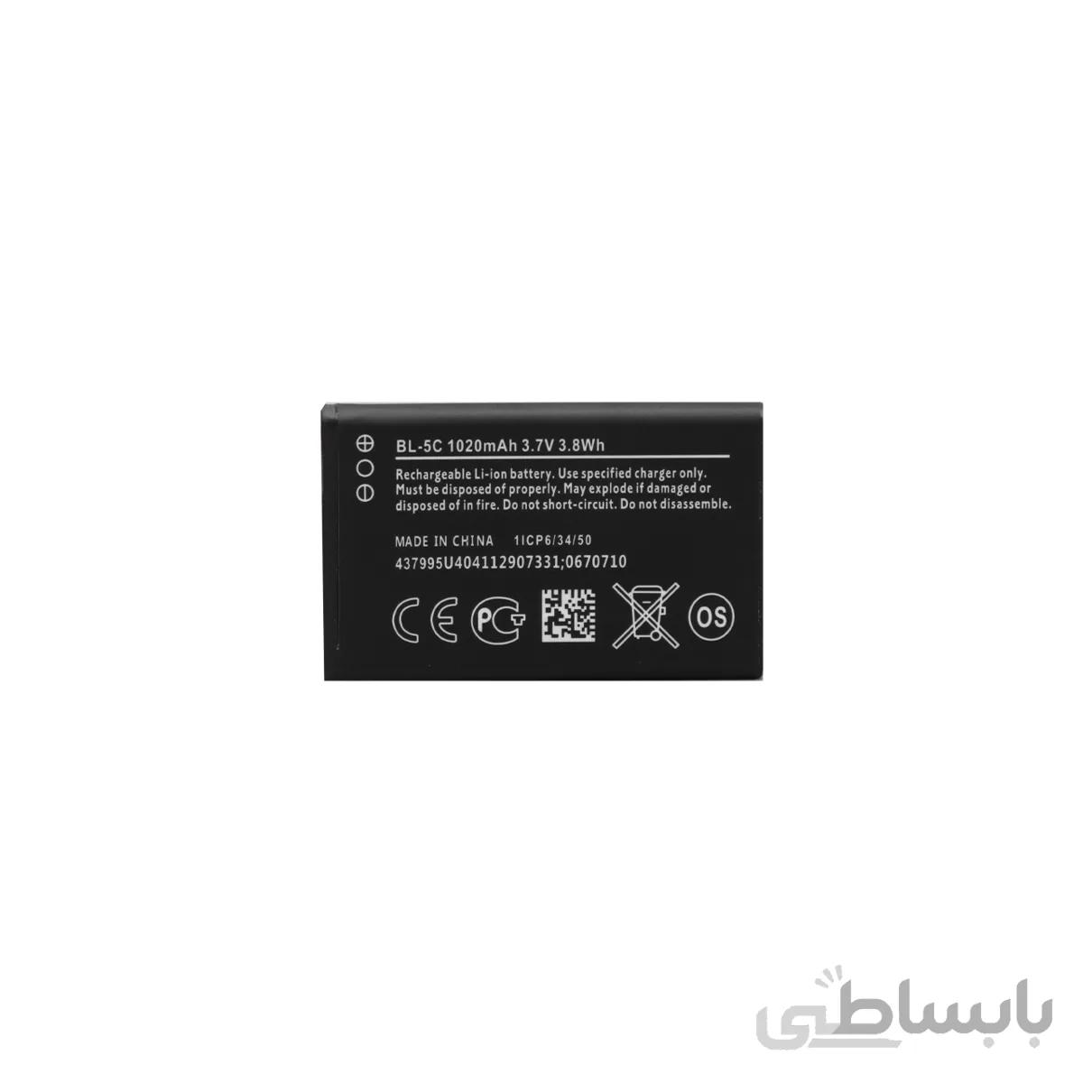 باتری موبایل Nokia مدل BL-5C (گارانتی 6 ماهه باستانی)