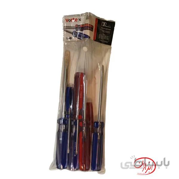 پیچ گوشتی کریستالی طرح ژاپن ۷ عددی VORTEX