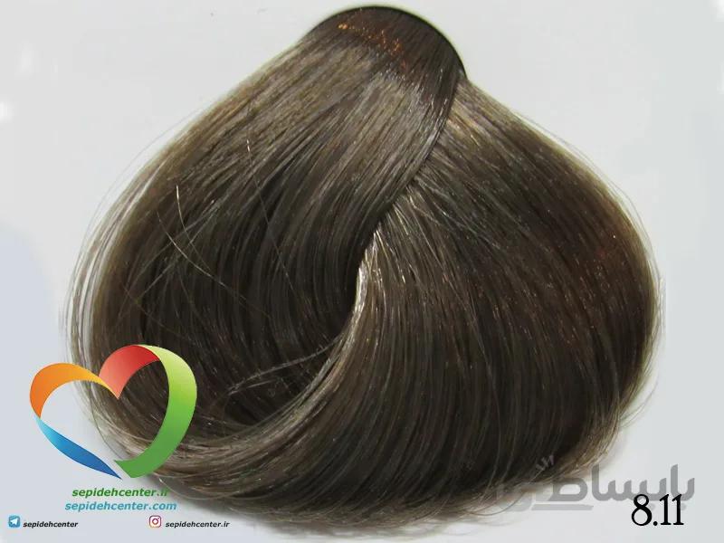رنگ مو اپتیما مدل Attive Naturale شماره 8.11 رنگ بلوند دودی روشن غلیظ