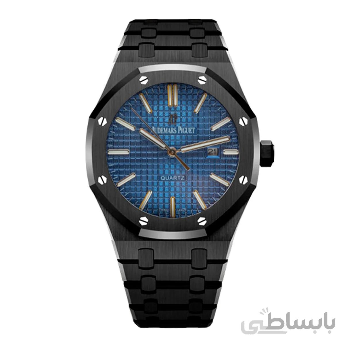 ساعت مچی ادمار پیگه مشکی_سورمه ای مدل Audemars Piguet Royal OAK