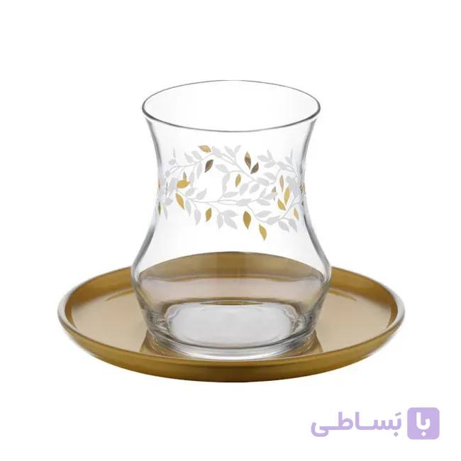 ست فنجان و نعلبکی لاو مدل Troya