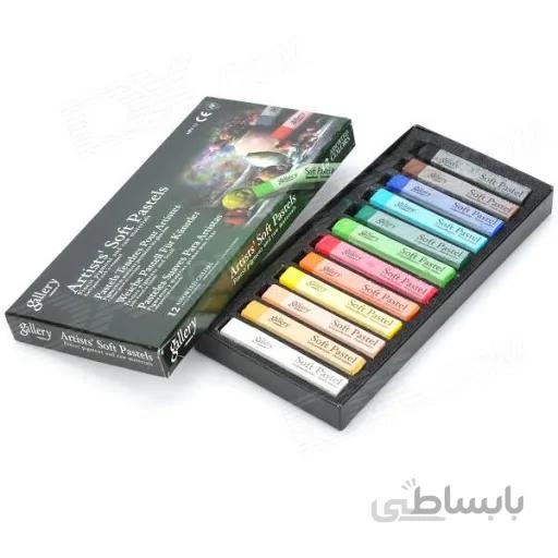 پاستل گچی 12رنگ گالری