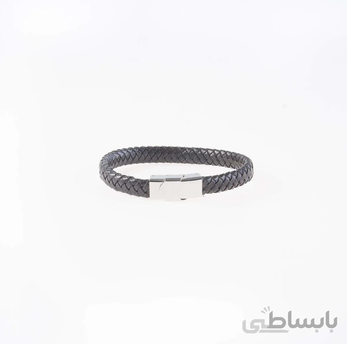 دستبند چرمی فلزی MM1010