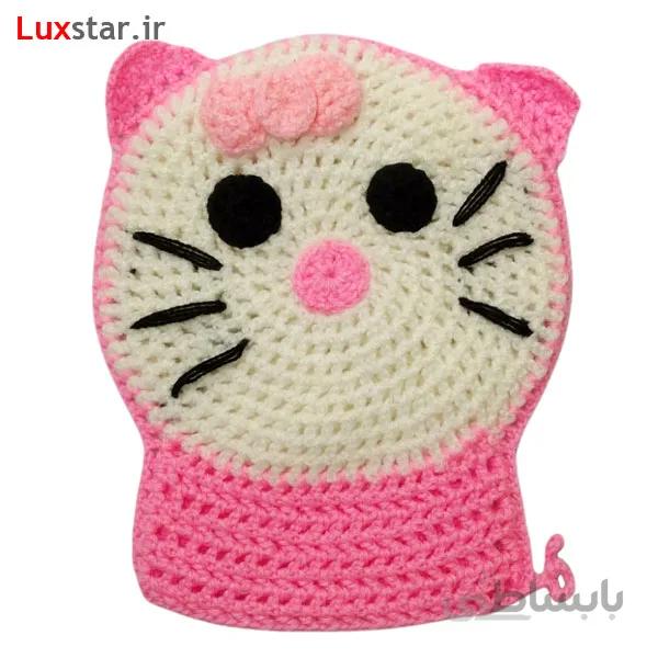 لیف عروسکی کیتی صورتی ا kitty cat washcloth