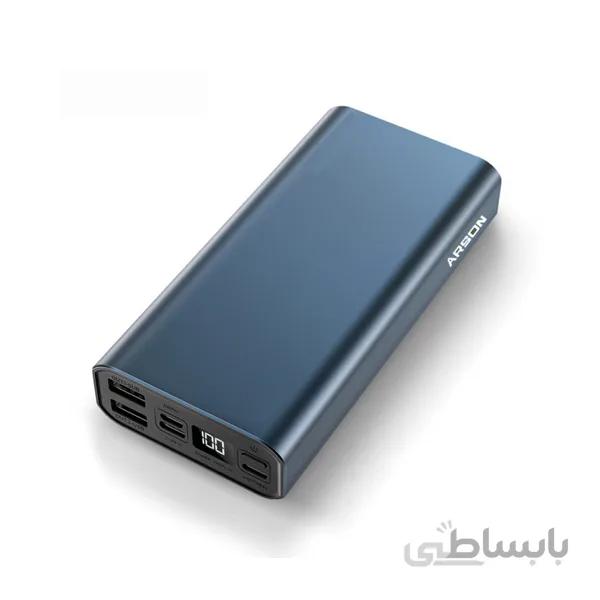 پاوربانک آرسون مدل AN-PD20 ظرفیت ۲۰۰۰۰ میلی آمپر ساعت
