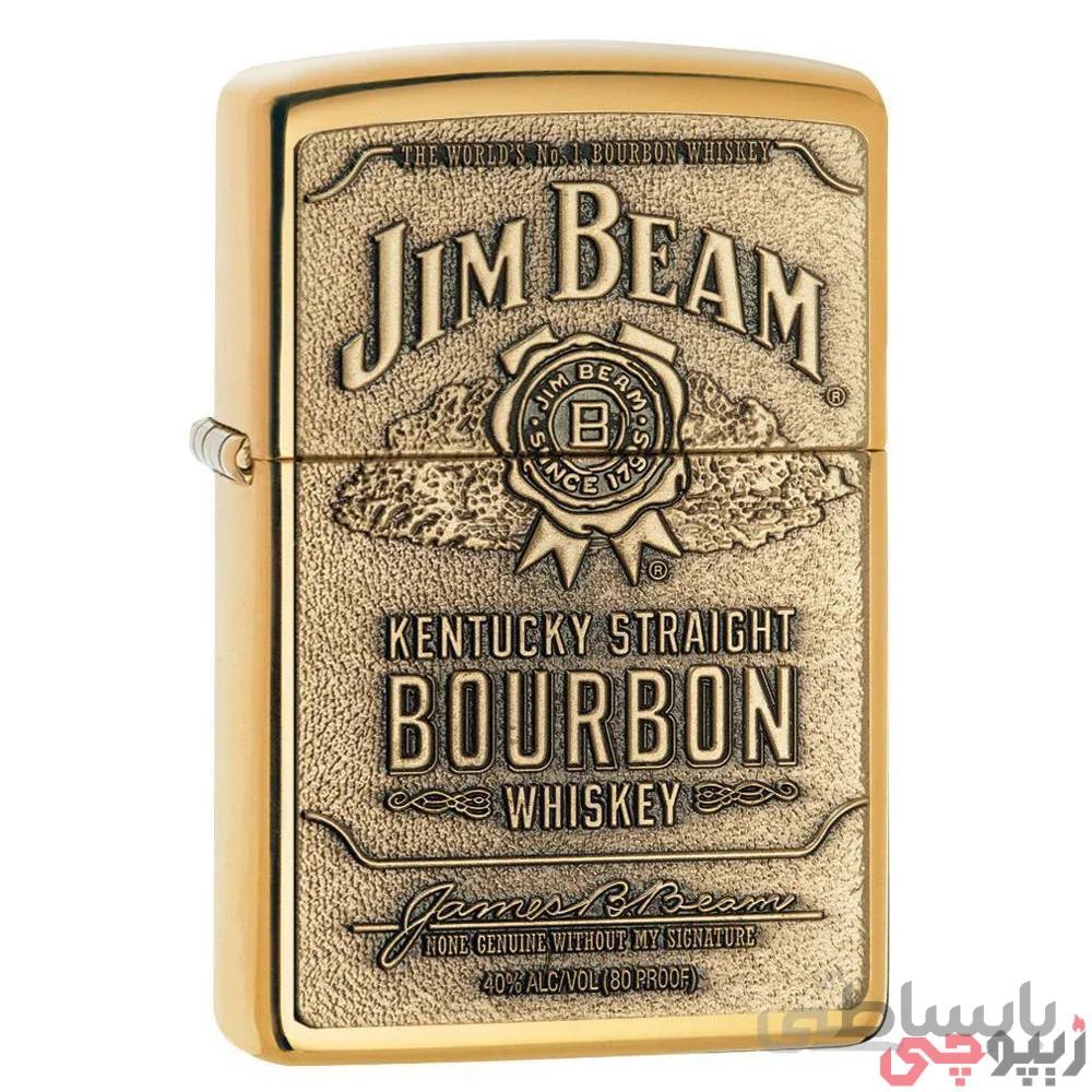 فندک زیپو اصل کد ۲۵۴BJB 929 JM BM LBL EMB