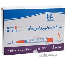 سرنگ انسولین آوا G31(بسته 40 عددی)
