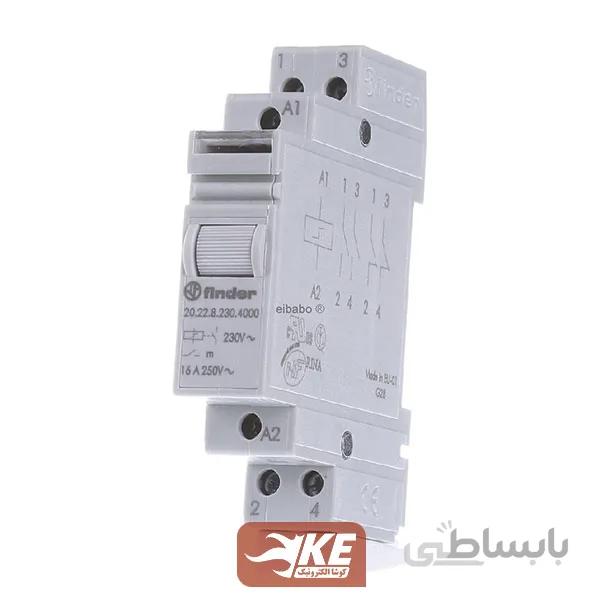 رله ضربه ای 230VAC دو باز 16 آمپر فیندر 202282300000