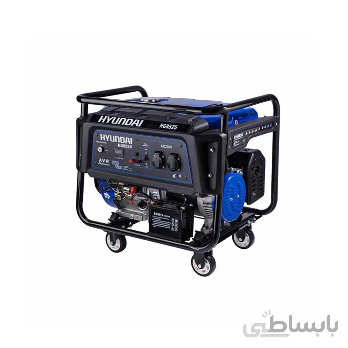 موتوربرق8/5کیلووات بنزینی مدلHG8525هیوندای ا HG8525
