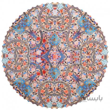 رومیزی مخمل گرد بهار