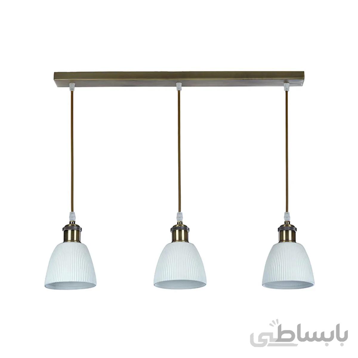 چراغ آویز چشمه نور کد C3153/3H-A
