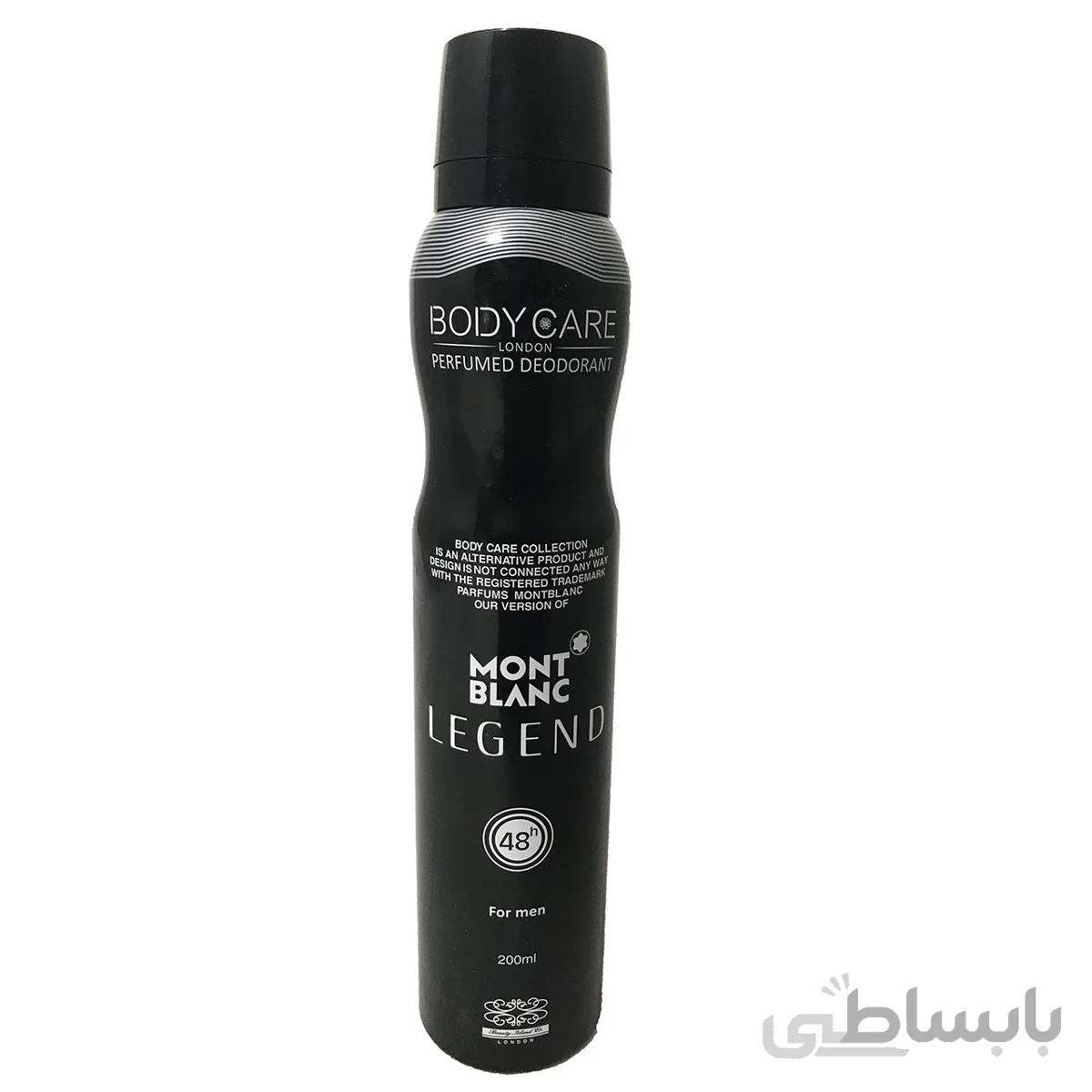 اسپری دئودورانت مردانه بادی کر LEGEND ا Body Care Legend Body Spray For Men