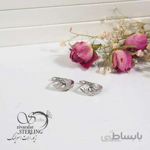 گوشواره نقره مدل پیچ