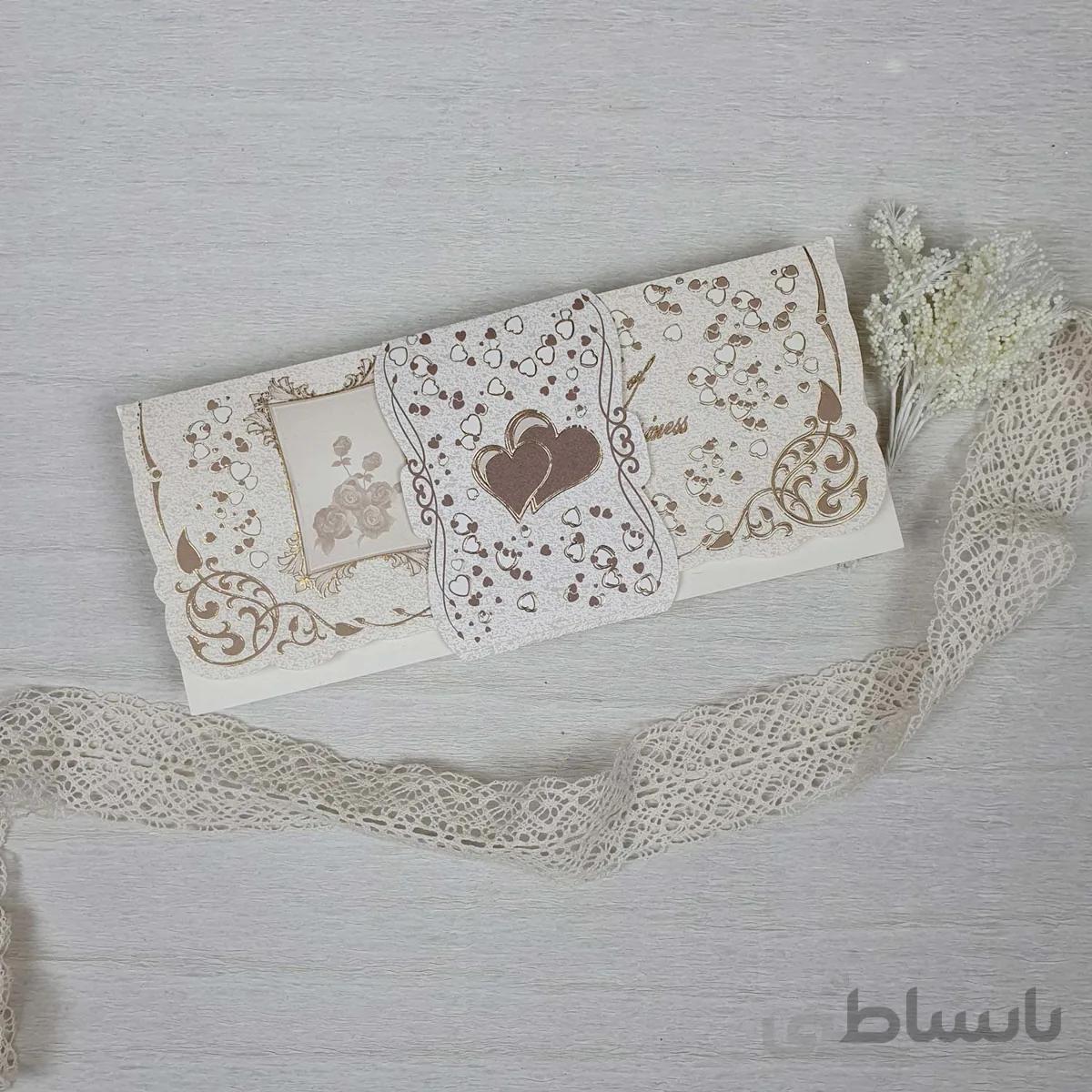 كارت عروسی كد 182 کرم