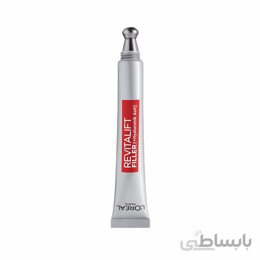 کرم دورچشم لورال مدل revitalift filler در حجم 15میلی لیتر ا Loreal revitalift filler eye cream 15ml