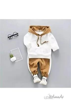 خرید انلاین ست لباس نوزاد پسرانه ترک برند Beren Kids Beyaz Kahve ty71612667
