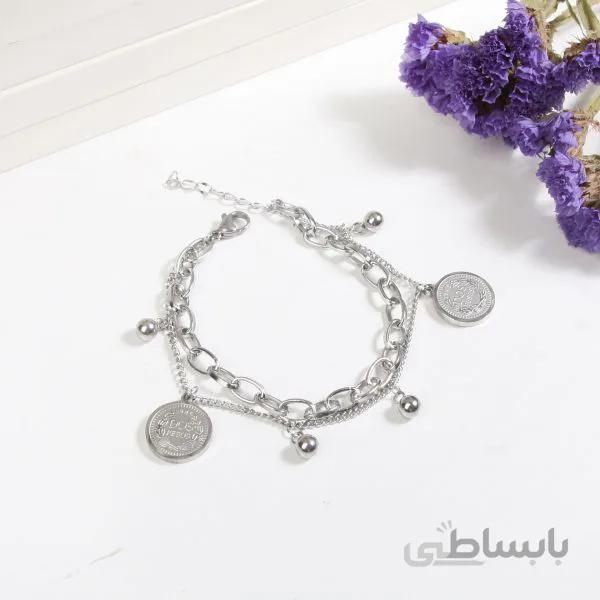 دستبند زنانه طرح سکه