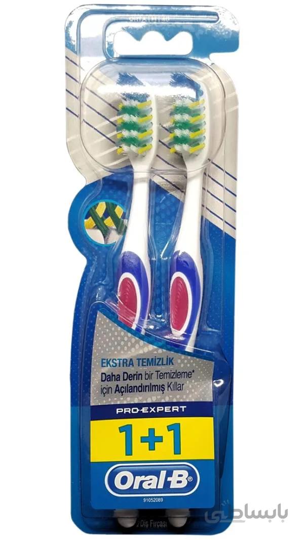 مسواک 2 عددی اورال بی – extra clean oral B
