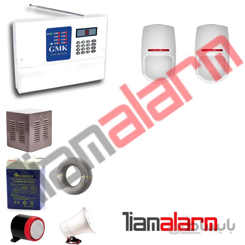 پکیج دزدگیر اماکن باسیم مدل جی ام کا تلفنی T1PY2