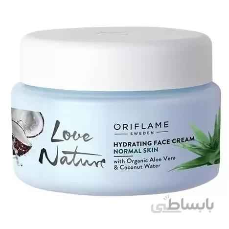 کرم آبرسان صورت لاونیچر اوریفلیم Love Nature Oriflame