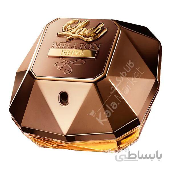 طرح اصلی ادو پرفيوم زنانه پاکو رابان مدل Lady Million Prive