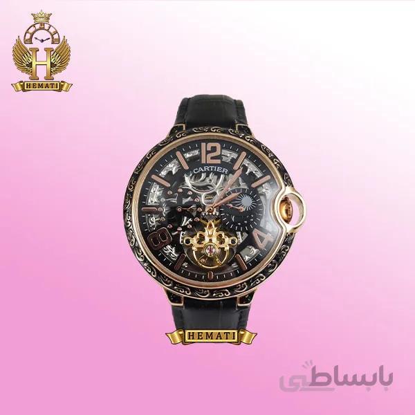 ساعت مردانه کارتیر اتوماتیک بالن بلون CARTIER BALLON BLEU 3109 قاب حکاکی