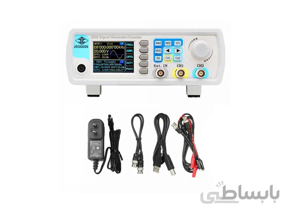 سیگنال ژنراتور دو کانال 15MHZ مدل JDS6600
