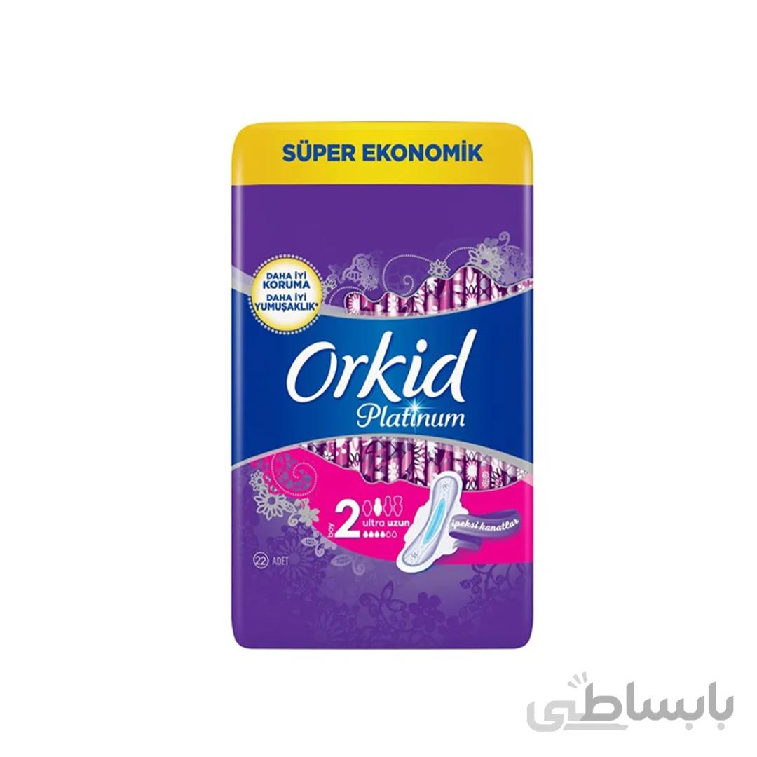 نوار بهداشتی خیلی بلند سایز 2 بسته 22 عددی ارکید Orkid