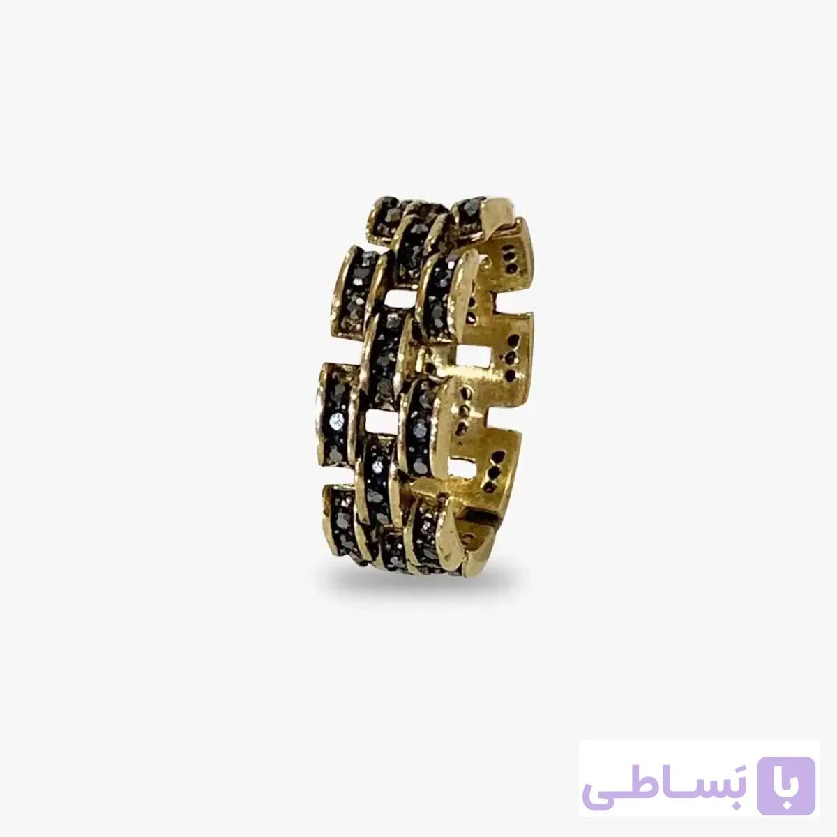 انگشتر مردانه طلاروس مدل244