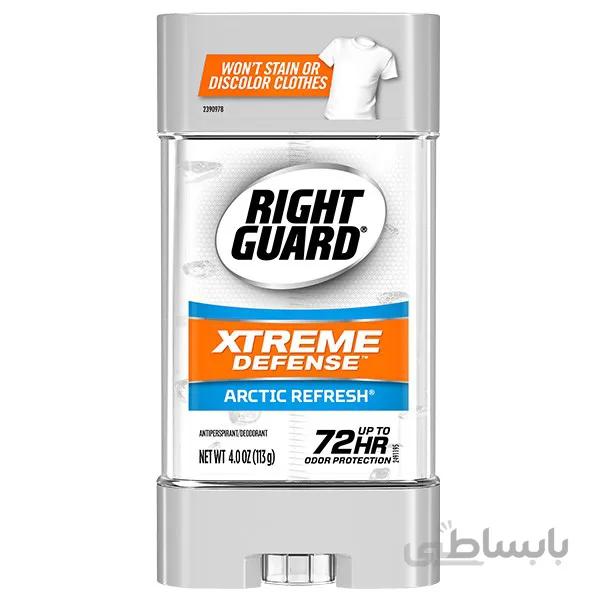 ضد عرق ژلی مردانه رایت گارد سری اکستریم دیفنس مدل Actic Refresh وزن 113 گرمی