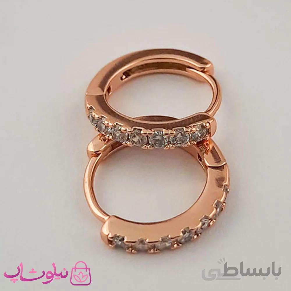 گوشواره زنانه حلقه ای کوچک ژوپینگ کد 4232