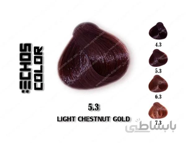 رنگ مو اچ اس لاین شاه بلوطی طلایی روشن 5.3