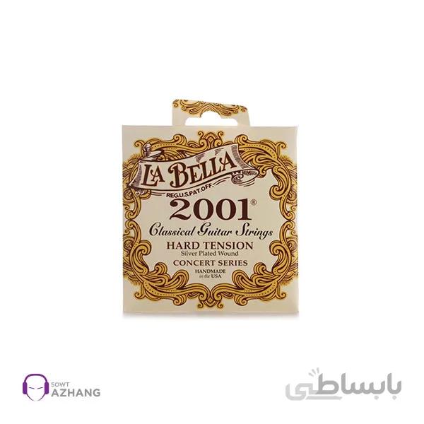 سیم گیتار کلاسیک لا بلا مدل La Bella 2001 Hard Tension