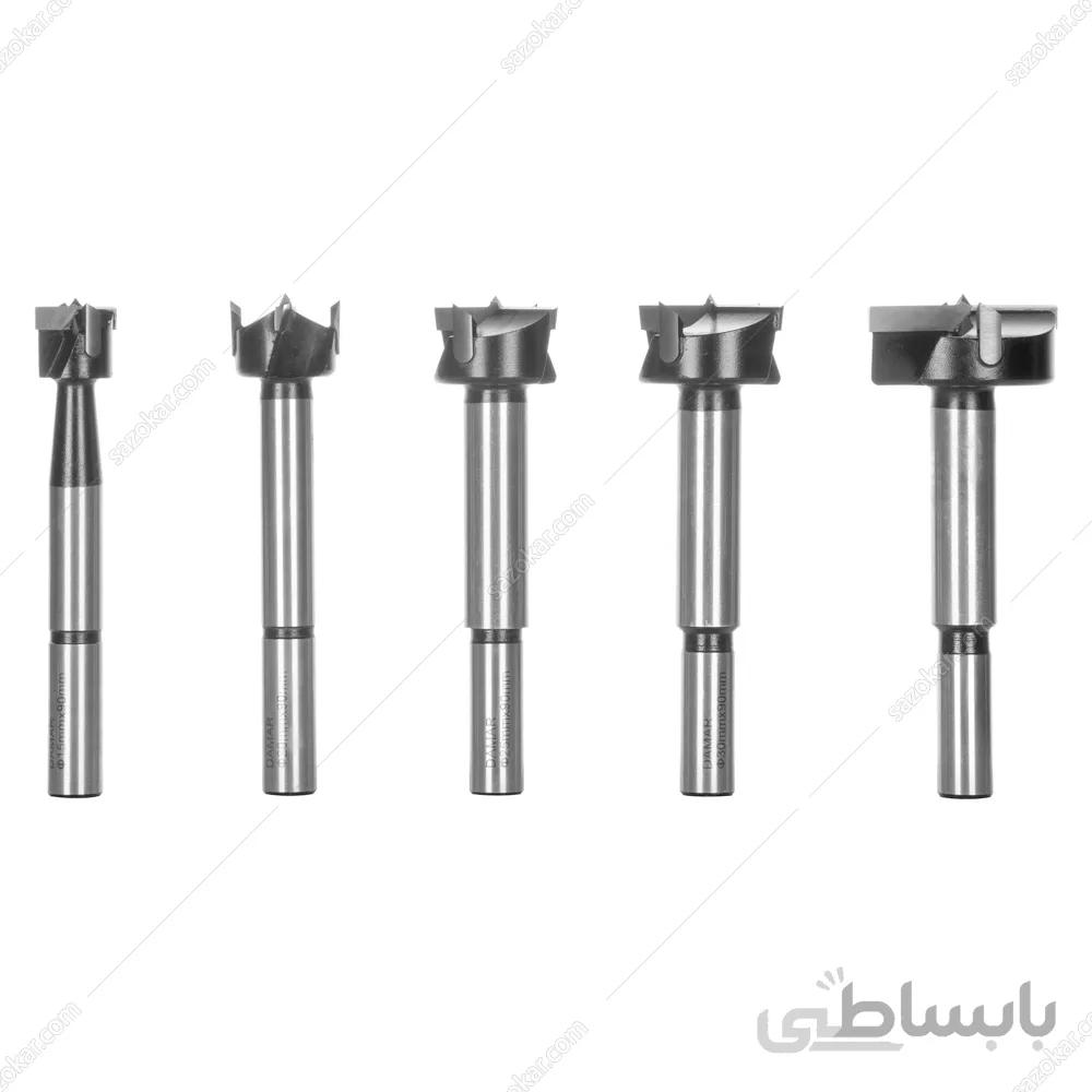 ست 5 عددی مته گازور دامار مدل DM94S0501 ا Damar DM94S0501 Router Bit