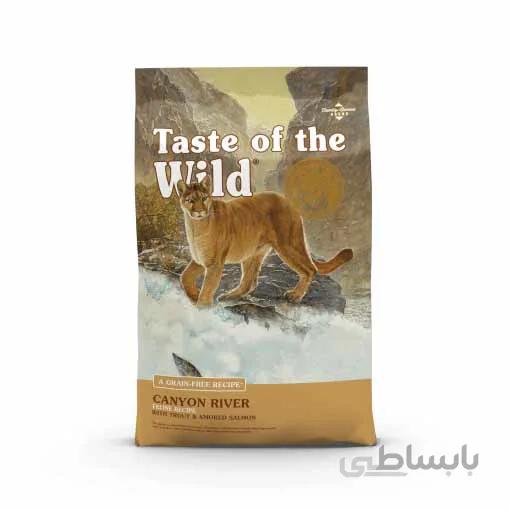 غذای خشک گربه مخصوص همه سنین Canyon River برند Taste of the wild