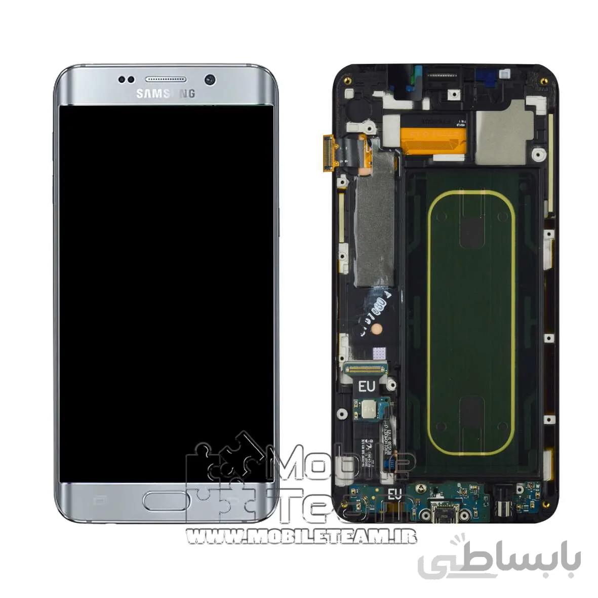 LCD/TOUCH SAMSUNG S6 EDGE PLUS-G928 SILVER+F ORG 100%
