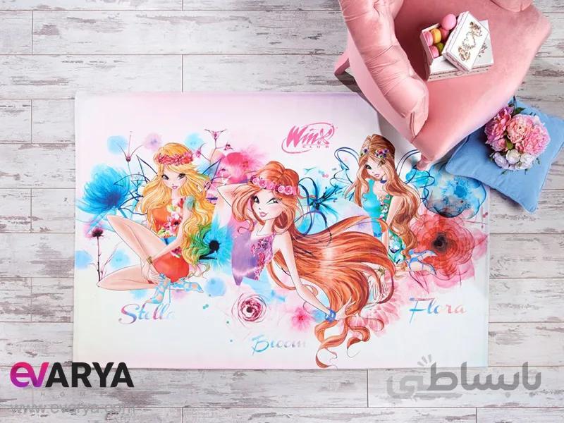 قالیچه اتاق کودک طرح انیمیشن Winx club برند Tac