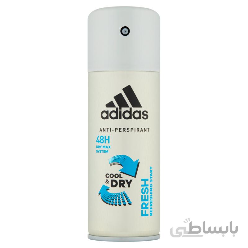 اسپری ادیداس فرش کول اند درای Adidas Fresh Cool and Dry Spray