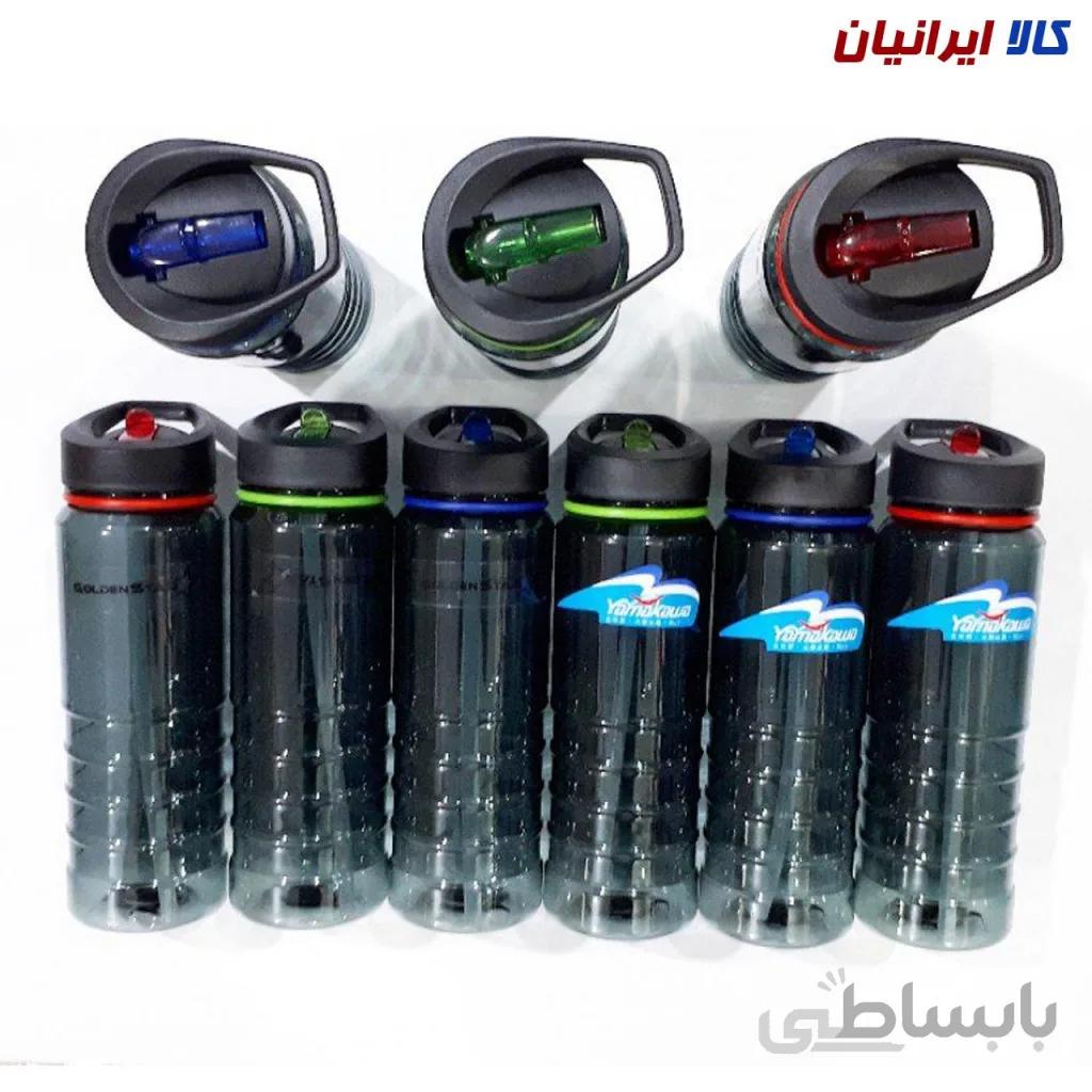 قمقمه طلقی نشکن نی دار 800 میلی لیتر ا قمقمه طلقی نشکن نی دار 800 میلی لیتر